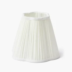 Lampshades<Mrs. Alice Cream Pleated Lampshade (18cm)