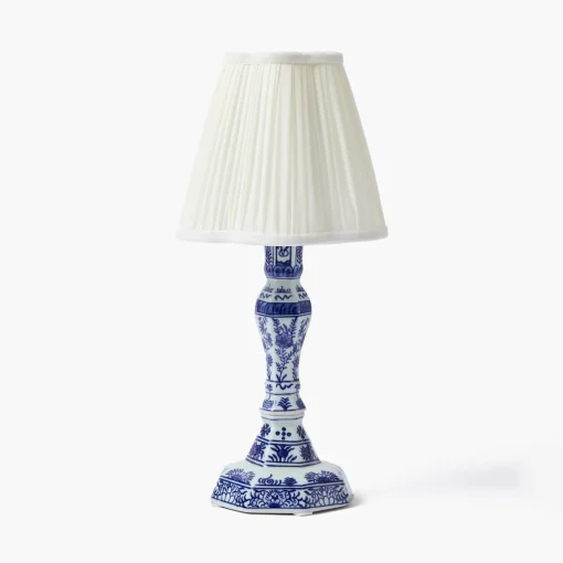 Lampshades<Mrs. Alice Cream Pleated Lampshade (18cm)