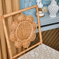 Furniture | Furniture<Mrs. Alice Daisy Rattan Chair with Pavilion Cushion