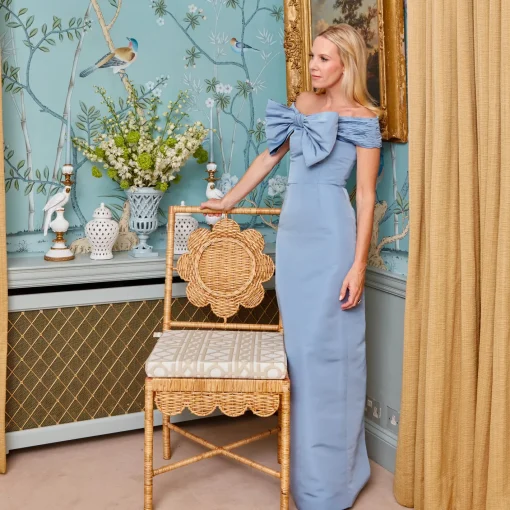 Furniture | Furniture<Mrs. Alice Daisy Rattan Chair with Pavilion Cushion