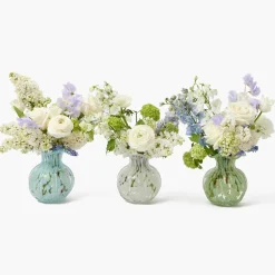 Summer Glassware | Vases<Mrs. Alice Dappled Glass Vases (Set of 3)