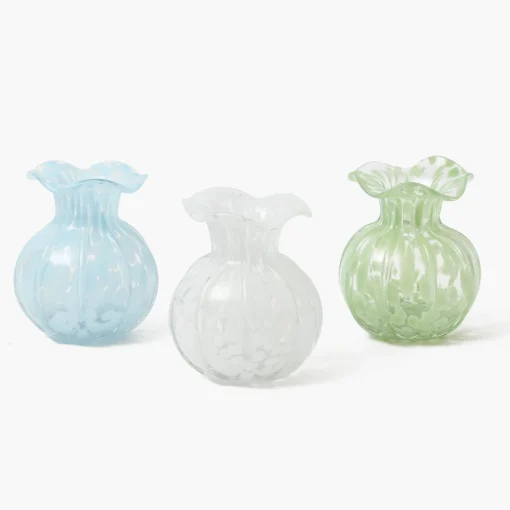 Summer Glassware | Vases<Mrs. Alice Dappled Glass Vases (Set of 3)