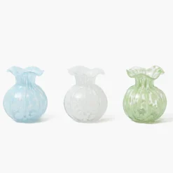 Summer Glassware | Vases<Mrs. Alice Dappled Glass Vases (Set of 3)