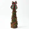 Christmas Decorations<Mrs. Alice Decorative Festive Tree with Red & Green Tartan Bow