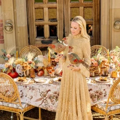 Autumn Decorations<Mrs. Alice Decorative Raffia Pheasant (Pair)