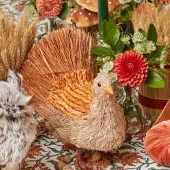 Autumn Decorations<Mrs. Alice Decorative Raffia Turkey