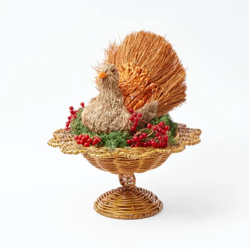 Autumn Decorations<Mrs. Alice Decorative Raffia Turkey