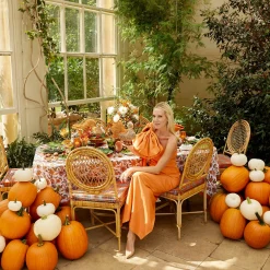 Autumn Decorations<Mrs. Alice Decorative Raffia Turkey