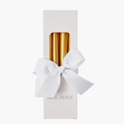 Candles<Mrs. Alice Deep Gold Candles (Set of 8)