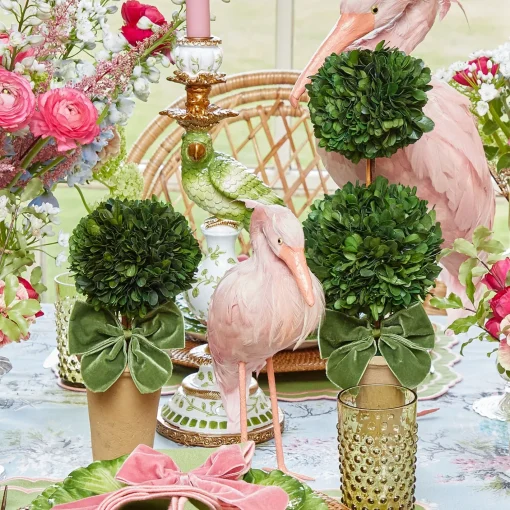 Year-round Decorations | Spring Decorations<Mrs. Alice Double Potted Boxwood Balls (Pair)
