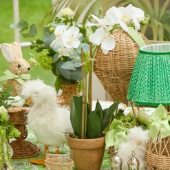 Year-round Decorations | Forever Blooms<Mrs. Alice Double Stem Potted Faux Orchid
