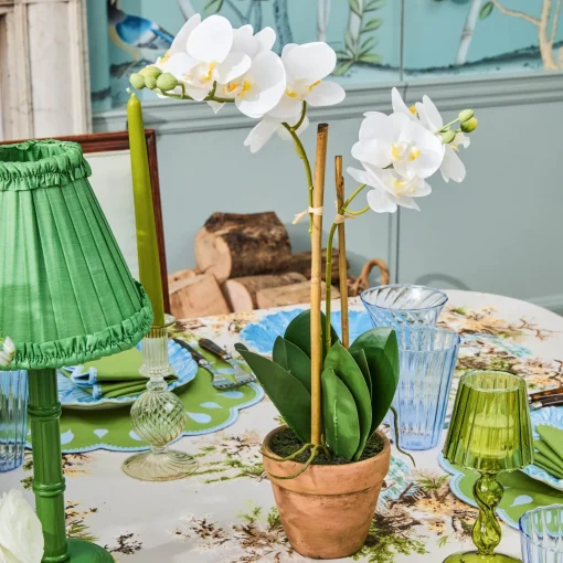 Year-round Decorations | Forever Blooms<Mrs. Alice Double Stem Potted Faux Orchid