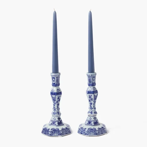 Summer Candleware | Candles<Mrs. Alice Dusty Blue Candles (Set of 8)