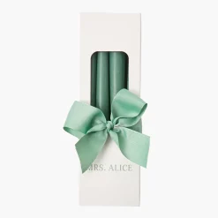 Summer Candleware | Candles<Mrs. Alice Dusty Green Candles (Set of 8)