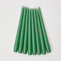 Summer Candleware | Candles<Mrs. Alice Dusty Green Candles (Set of 8)
