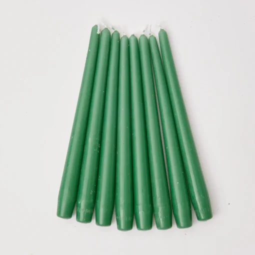 Summer Candleware | Candles<Mrs. Alice Dusty Green Candles (Set of 8)