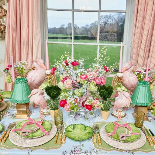 Napkin Rings & Bows<Mrs. Alice Dusty Pink Velvet Bow (Set of 4) - 20cm
