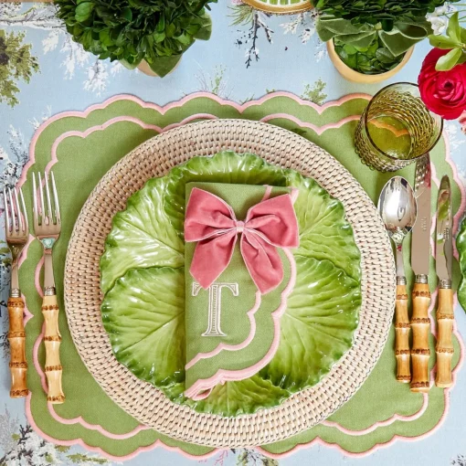 Napkin Rings & Bows<Mrs. Alice Dusty Pink Velvet Napkin Bows (Set of 4)