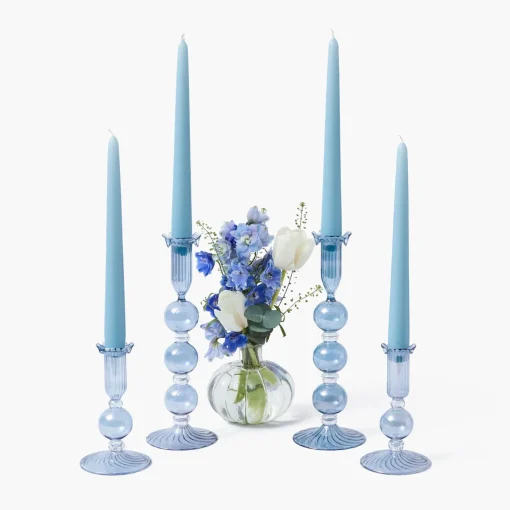 Candles | Candlescapes<Mrs. Alice Eden Blue Candle Set