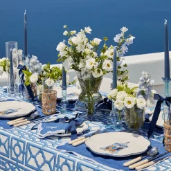 Summer Glassware | Summer Candleware<Mrs. Alice Eden Blue Candle Set (Navy)
