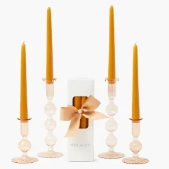 Candles | Candlescapes<Mrs. Alice Eden Chestnut Candle Set (Mustard)