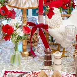 Candles | Candlescapes<Mrs. Alice Eden Chestnut Ribboned Candle Set (Red)
