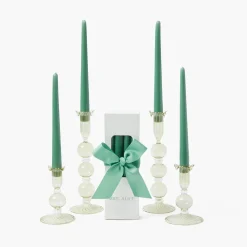 Candles | Candlescapes<Mrs. Alice Eden Green Candle Set (Forest Green)