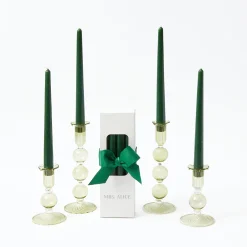 Candles | Candlescapes<Mrs. Alice Eden Green Candle Set (Forest Green)