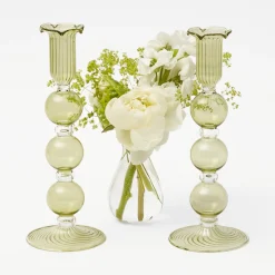 Candles | Candlescapes<Mrs. Alice Eden Green Candle Set (Spring Green)