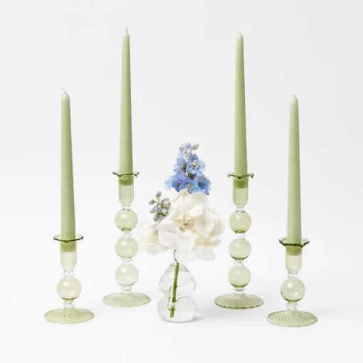 Candles | Candlescapes<Mrs. Alice Eden Green Candle Set (Spring Green)