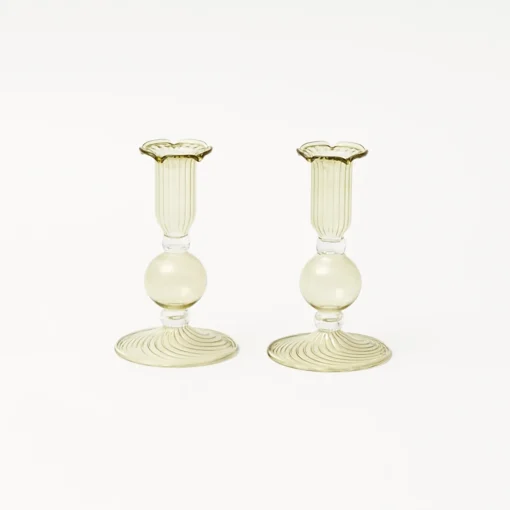 Candles | Candlescapes<Mrs. Alice Eden Green Candle Set (Spring Green)