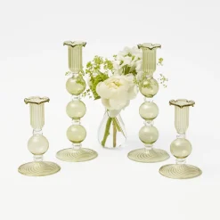 Candles | Candlescapes<Mrs. Alice Eden Green Candle Set (Spring Green)