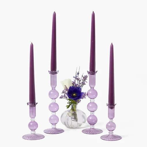 Candles | Candlescapes<Mrs. Alice Eden Purple Candle Set