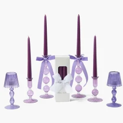 Candles | Candlescapes<Mrs. Alice Eden Purple Candlescape
