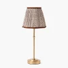 Rechargeable Table Lamps<Mrs. Alice Edie Tall Rechargeable Lamp with Chocolate Lotus Shade (18cm)