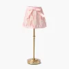 Rechargeable Table Lamps | For Her<Mrs. Alice Edie Tall Rechargeable Lamp with Pink Ikat Bow Shade (18cm)
