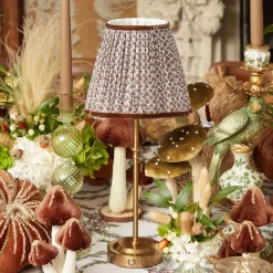 Rechargeable Table Lamps<Mrs. Alice Edie Tall Rechargeable Lamp with Chocolate Lotus Shade (18cm)