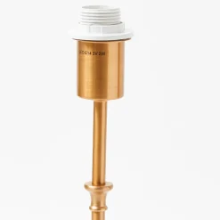 Rechargeable Table Lamps<Mrs. Alice Edie Tall Rechargeable Lamp with Chocolate Lotus Shade (18cm)