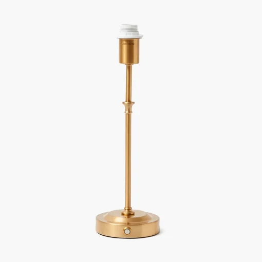 Rechargeable Table Lamps<Mrs. Alice Edie Tall Rechargeable Lamp with Olive & Chocolate Ikat Shade (18cm)