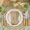 Summer Table Linen | Table Linen Sets<Mrs. Alice Edith Sand & Green Placemats & Napkins (Set of 4)