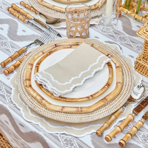 Napkins | Mrs. Alice Monogram<Mrs. Alice Edith Sand Napkins (Set of 4)