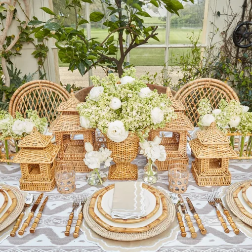 Table Linen Sets | Mrs. Alice Monogram<Mrs. Alice Edith Sand Placemats & Napkins (Set of 4)
