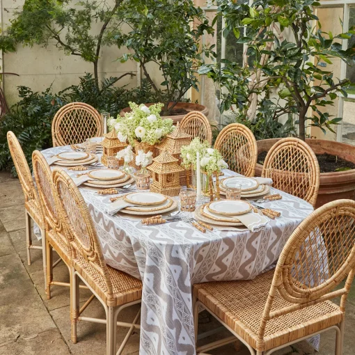 Table Linen Sets | Mrs. Alice Monogram<Mrs. Alice Edith Sand Placemats & Napkins (Set of 4)