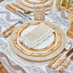 Placemats<Mrs. Alice Edith Sand Placemats (Set of 4)