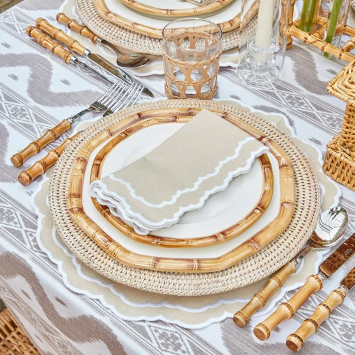 Placemats<Mrs. Alice Edith Sand Placemats (Set of 4)