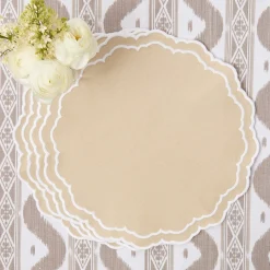 Placemats<Mrs. Alice Edith Sand Placemats (Set of 4)