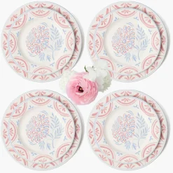 Summer Crockery | Crockery Sets<Mrs. Alice Eliza Floral Dinner & Starter Plates (Set of 8)