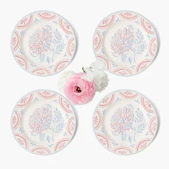 Summer Crockery | Starter Plates<Mrs. Alice Eliza Floral Starter Plates (Set of 4)