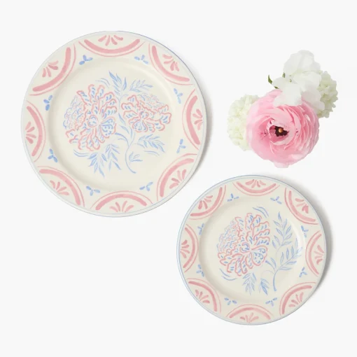 Summer Crockery | Starter Plates<Mrs. Alice Eliza Floral Starter Plates (Set of 4)
