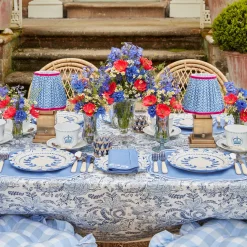 Crockery Sets<Mrs. Alice Elizabeth Blue Garland Dinner & Starter Plates (Set of 8)